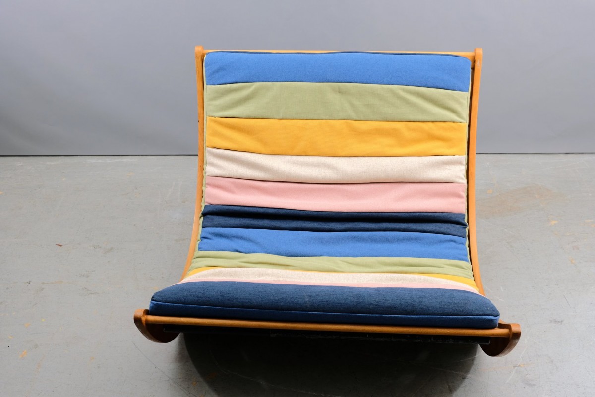 2-Sitzer Relaxer Schaukelstuhl von Verner Panton für Rosenthal, 1970er