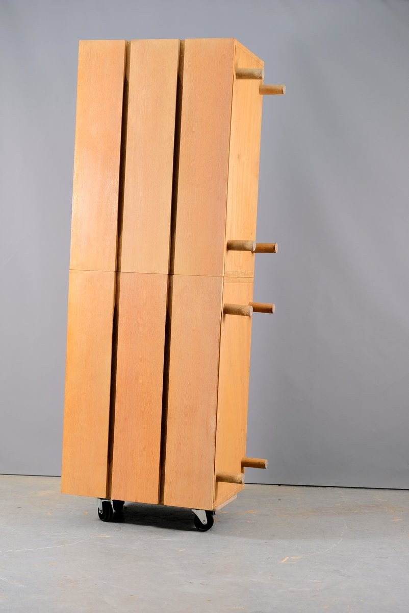 Deutsche Mid-Century Sideboards aus Buche von Georg Schoettle, 1960, 2er Set