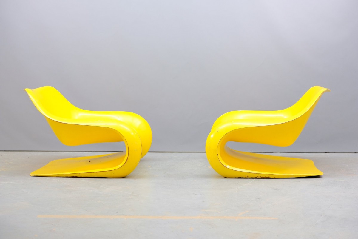 Deutsche Targa Stühle von Kaus Uredat für Horn Collection, 1970er, 2er Set