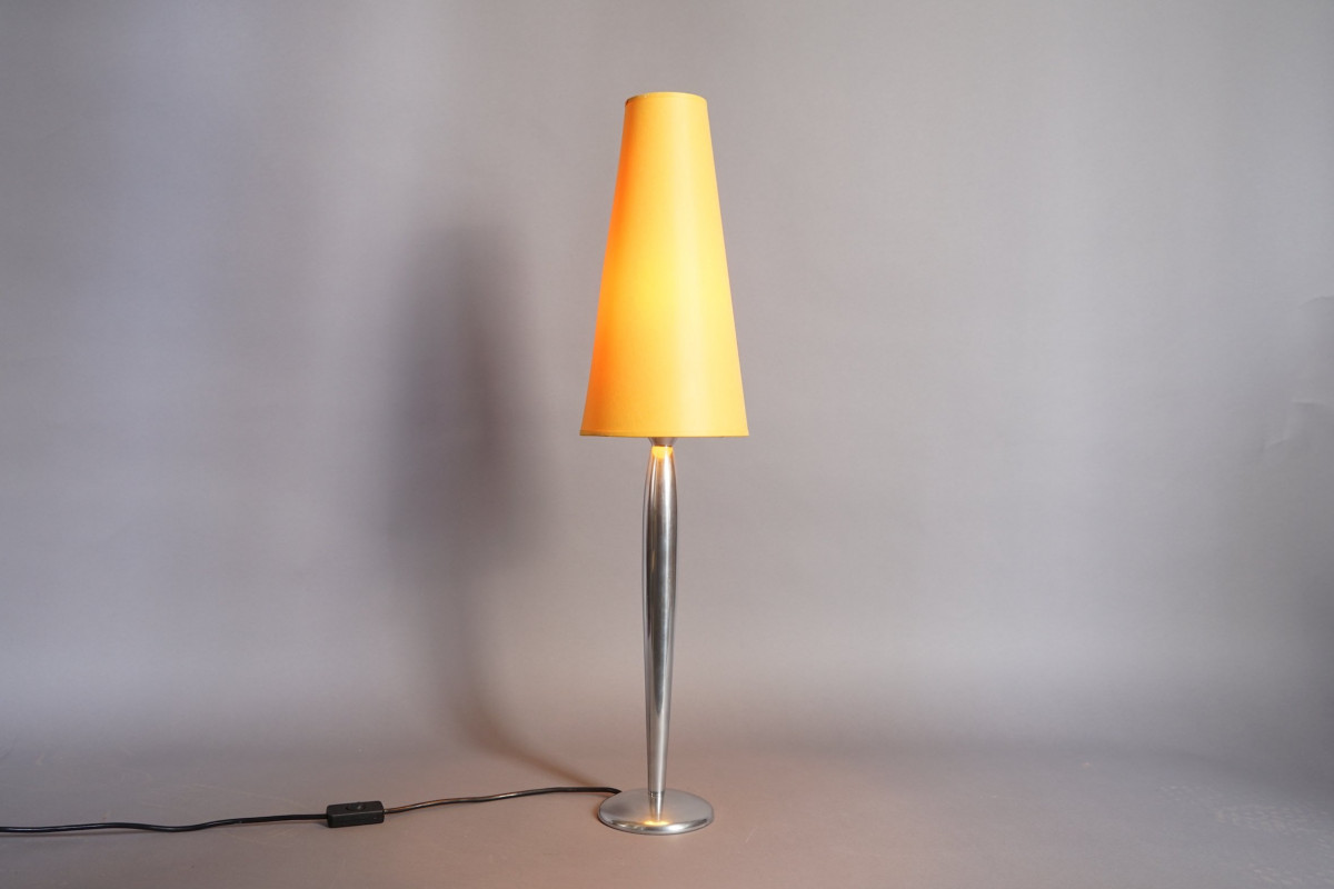 Gelbe deutsche Tischlampe von Phillippe Starck, 1970er