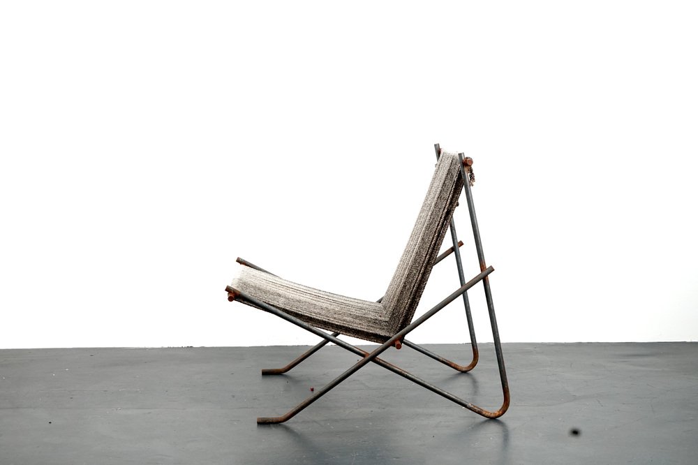 Großer Flag Chair von Poul Kjaerholm im Stil von Prototyp