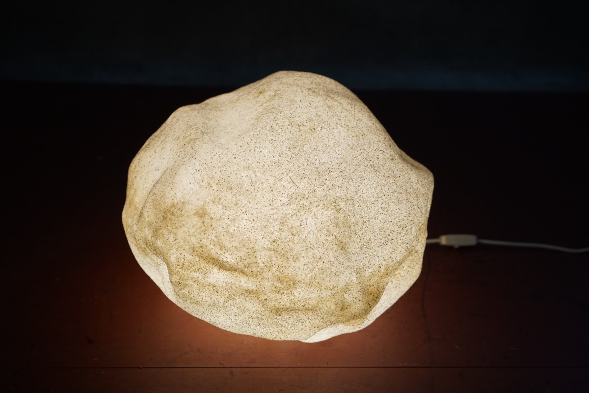 Italienische Moon Rock Lampe von André Czenave für Singleton, 1970er