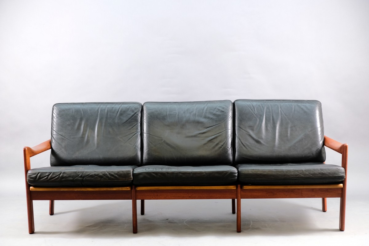Mid-Century 3-Seater Sofa by Illum Wikkelsø for Niels Eilersen, 1960s
