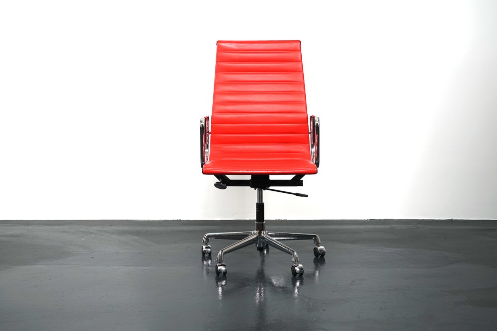 Mid-Century Aluminum Model Ea-119 Swivel Chair by Charles & Ray Eames for Vitra