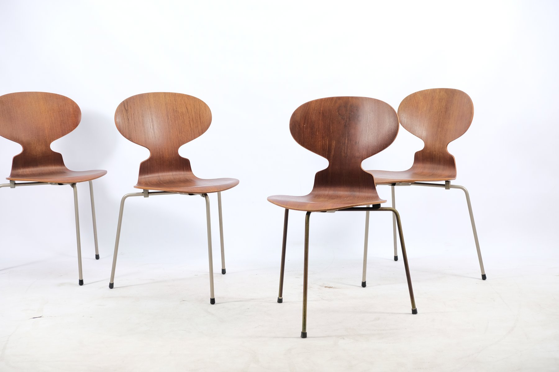 Mid-Century Ant Chairs von Arne Jacobsen für Fritz Hansen, 4er Set