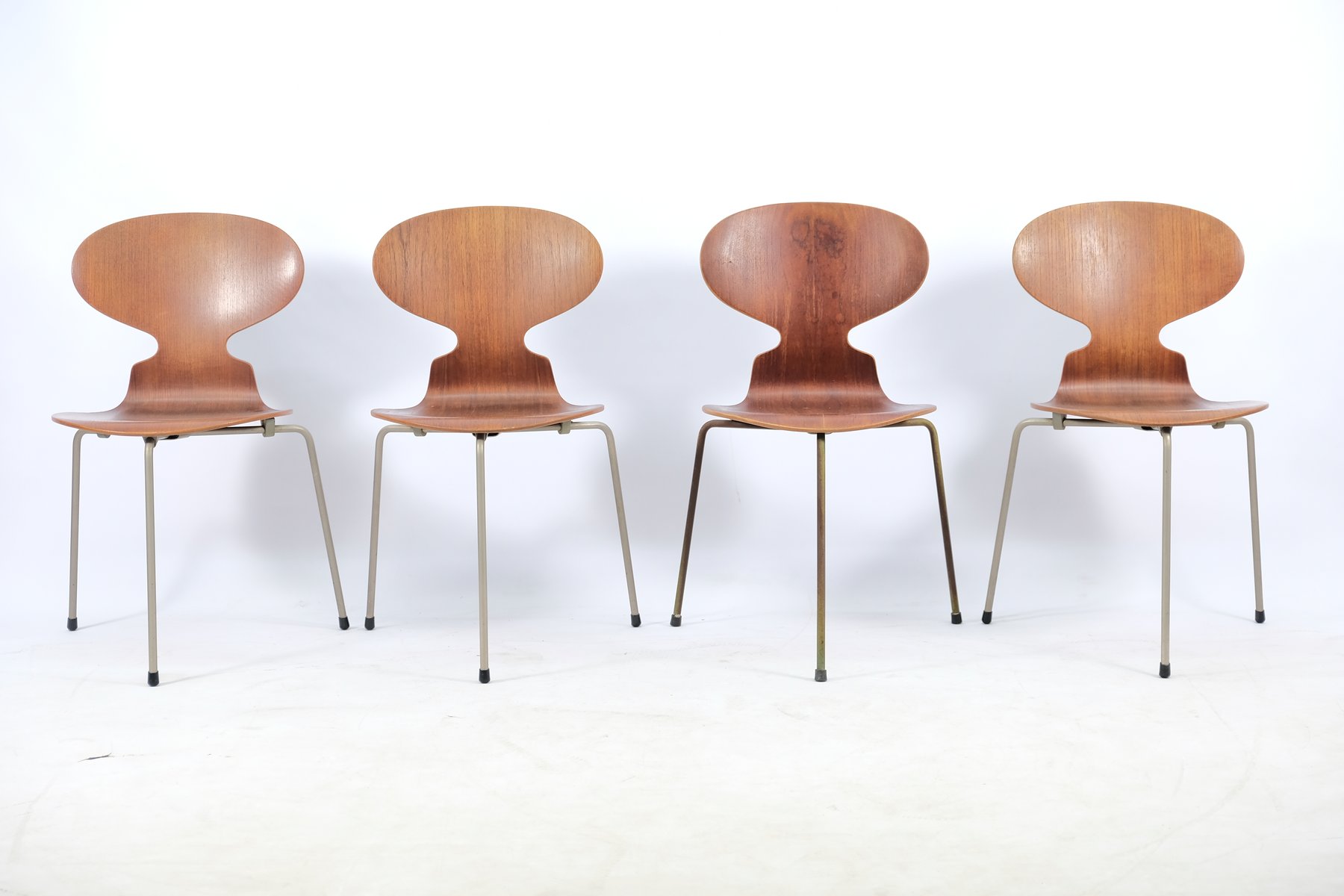 Mid-Century Ant Chairs von Arne Jacobsen für Fritz Hansen, 4er Set