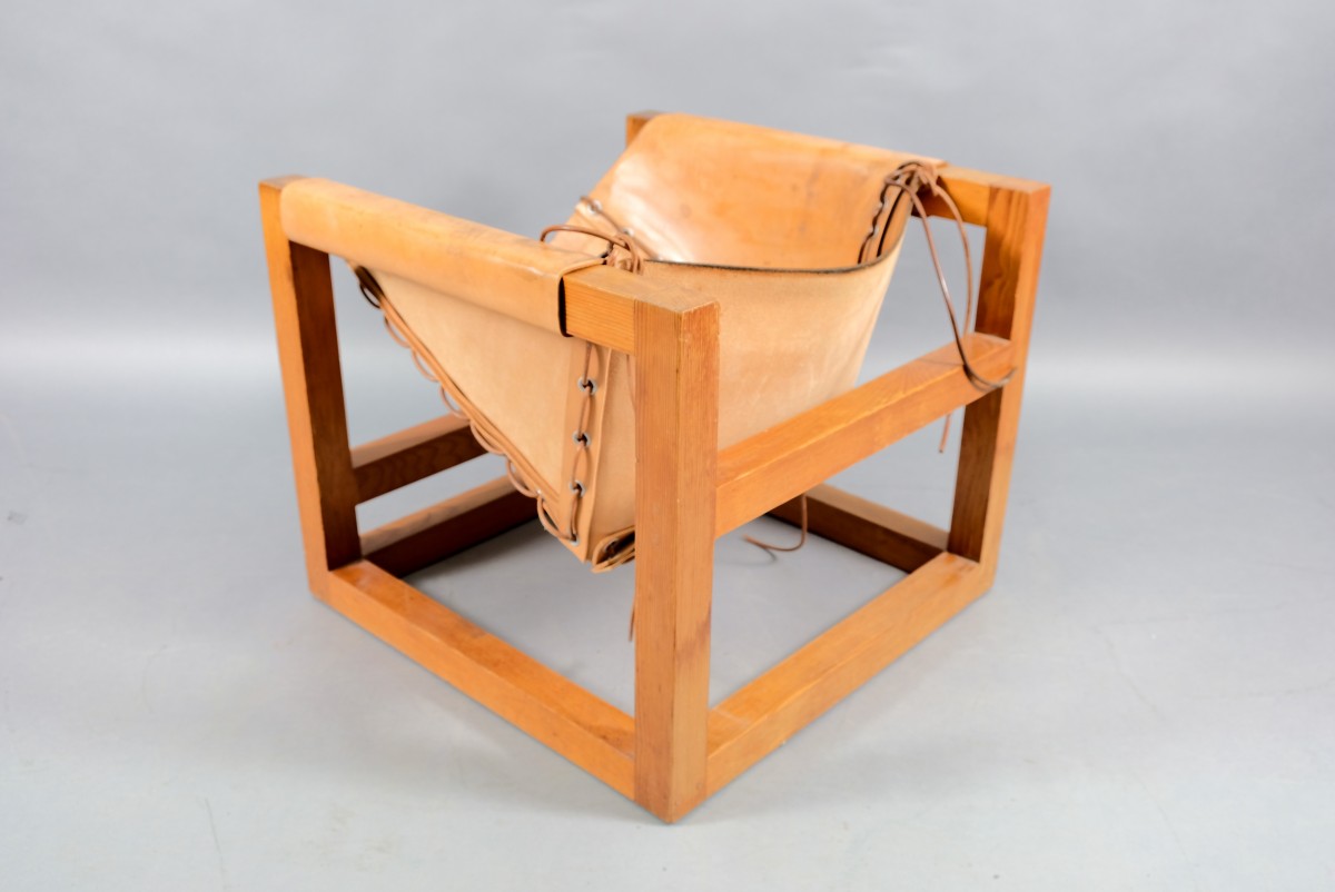 Mid-Century Cubistic German Tail 4 Lounge Chair by Heinz Witthoeft