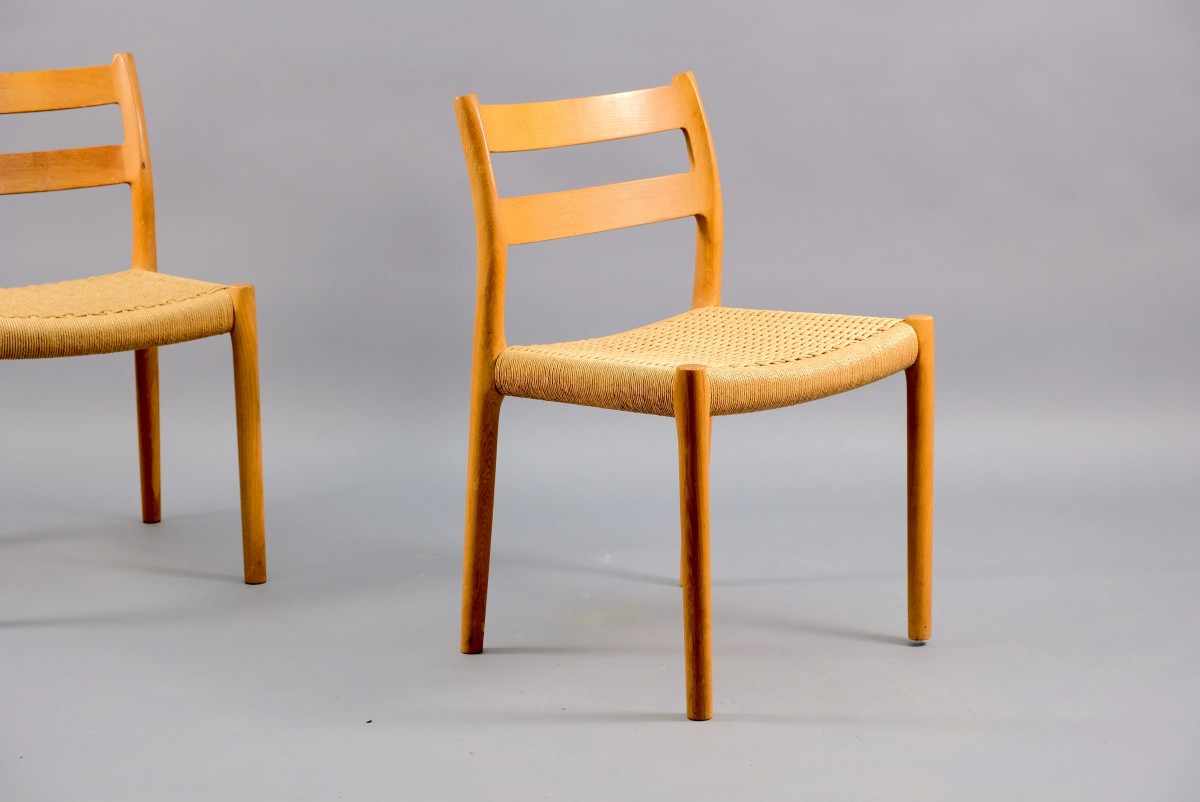 Mid-Century Dining Chairs by Niels Otto Møller for J.L. Møllers, Set of 2