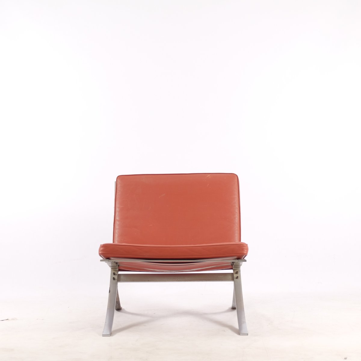 Tango Stühle aus Stahl & Leder von Steen Østergaard für Steel Line, 1970, 2er Set