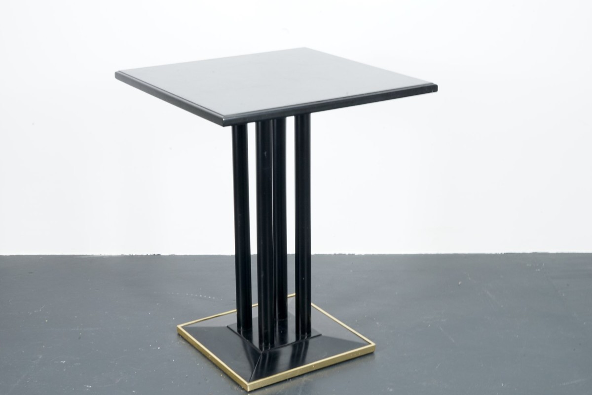 Vintage Armlehnstühle & Tisch von Josef Hoffmann für Wittmann, 1970er, 3er Set