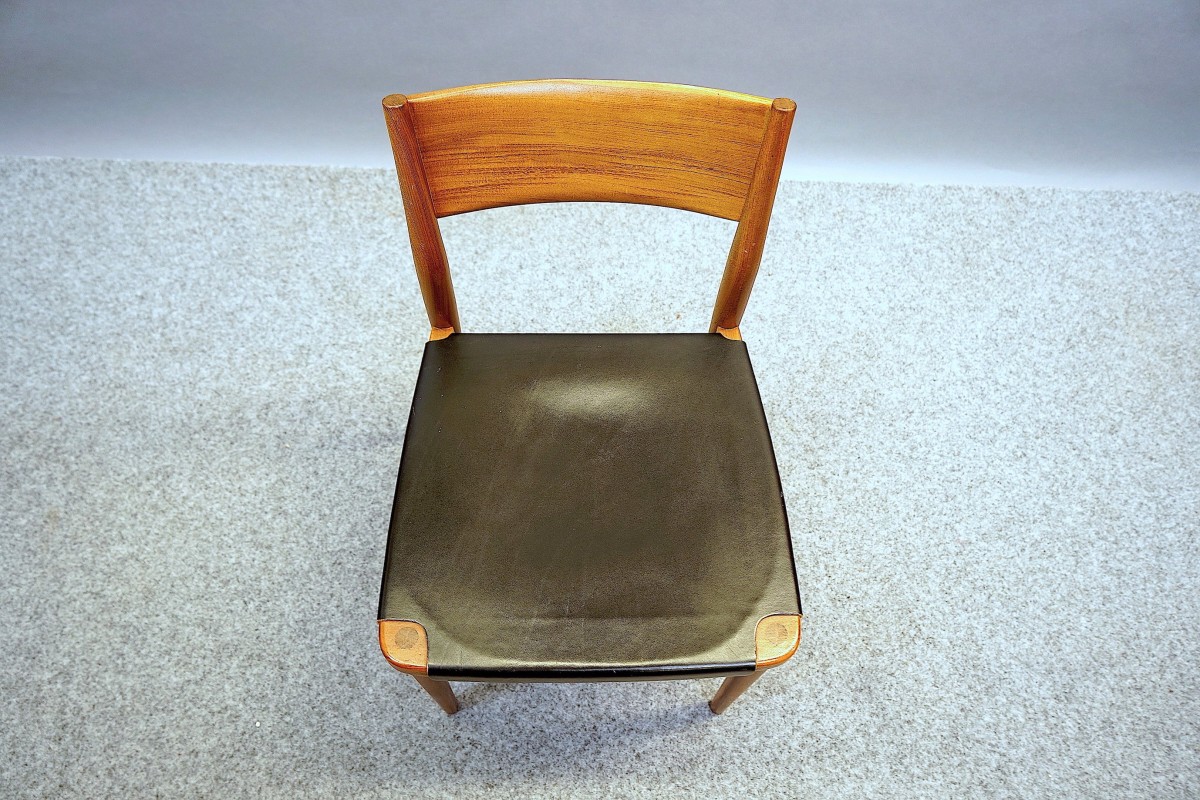 Vintage Esszimmerstühle von Georg Leowald für Wilkhahn, 1950er, 6er Set