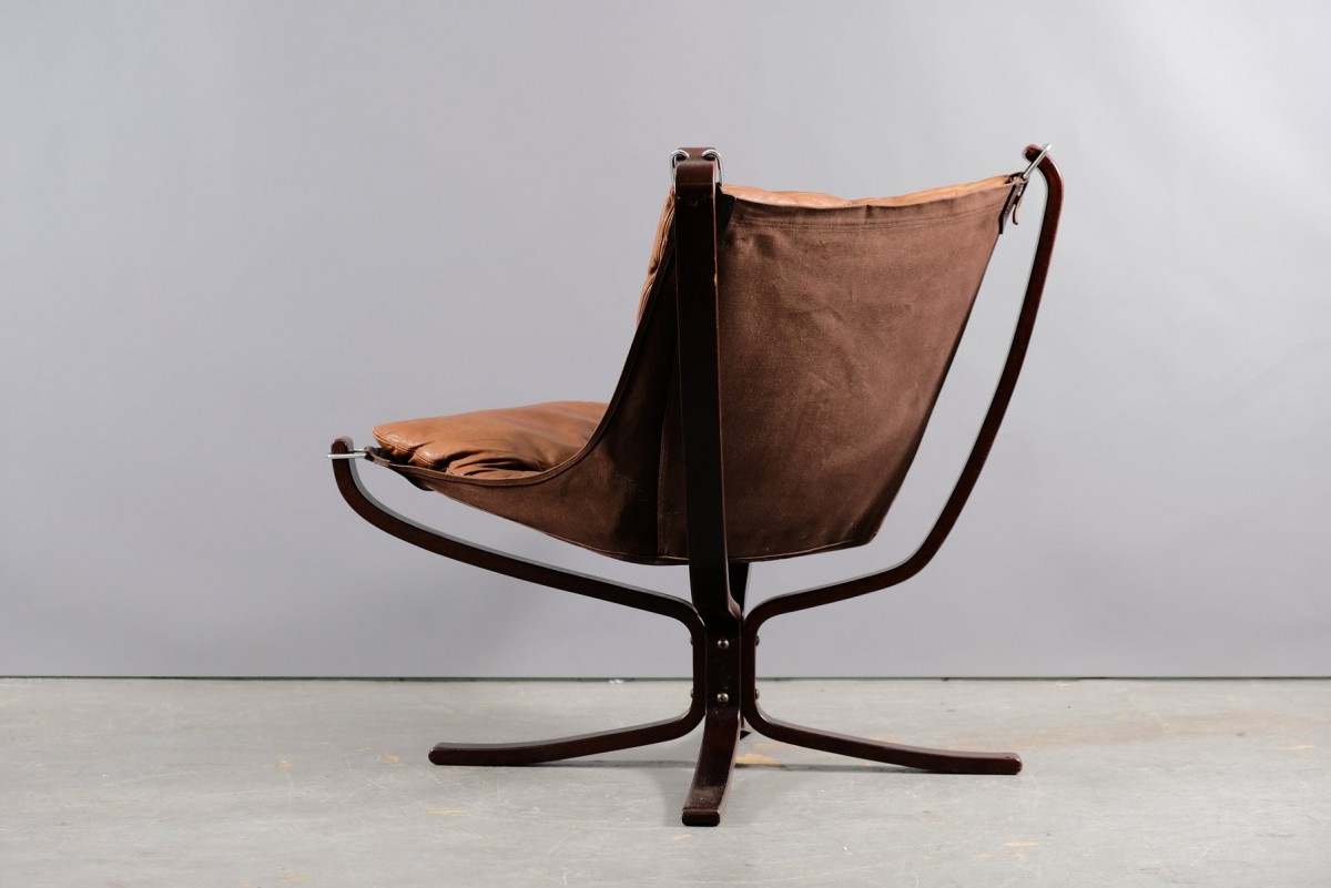 Vintage Falcon Chair von Sigurd Ressell für Vatne Furniture, 1970er