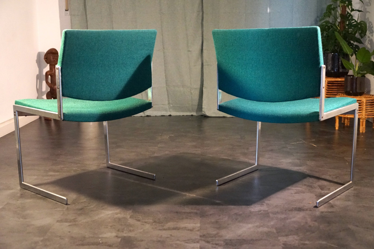 Vintage Fk 770 Stühle von Jørgen Kastholm für Kill International, 1960er, 2er Set