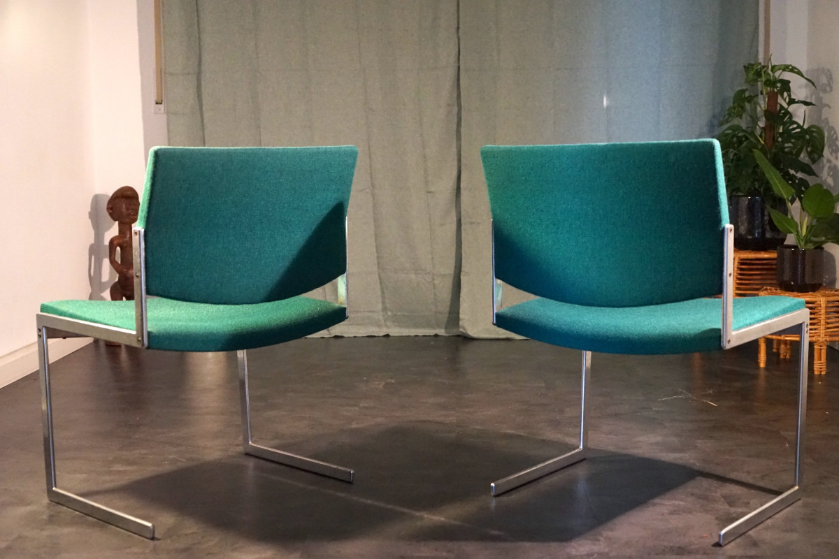 Vintage Fk 770 Stühle von Jørgen Kastholm für Kill International, 1960er, 2er Set