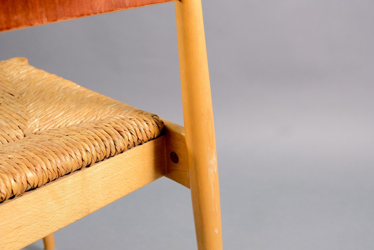 Vintage Model SE 19 Side Chairs by Egon Eiermann for Wilde+Spieth, 1950s, Set of 6