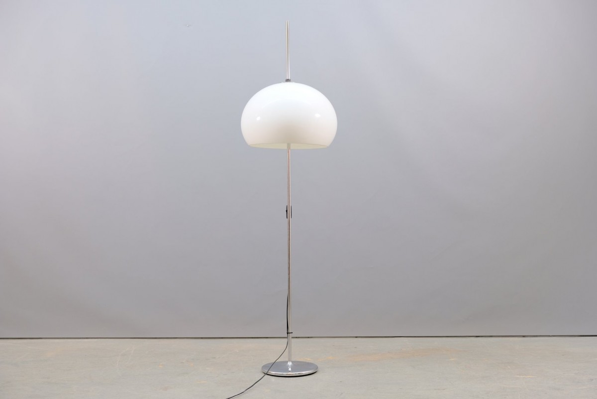 Vintage Plexiglas Stehlampe von Staff, 1960er
