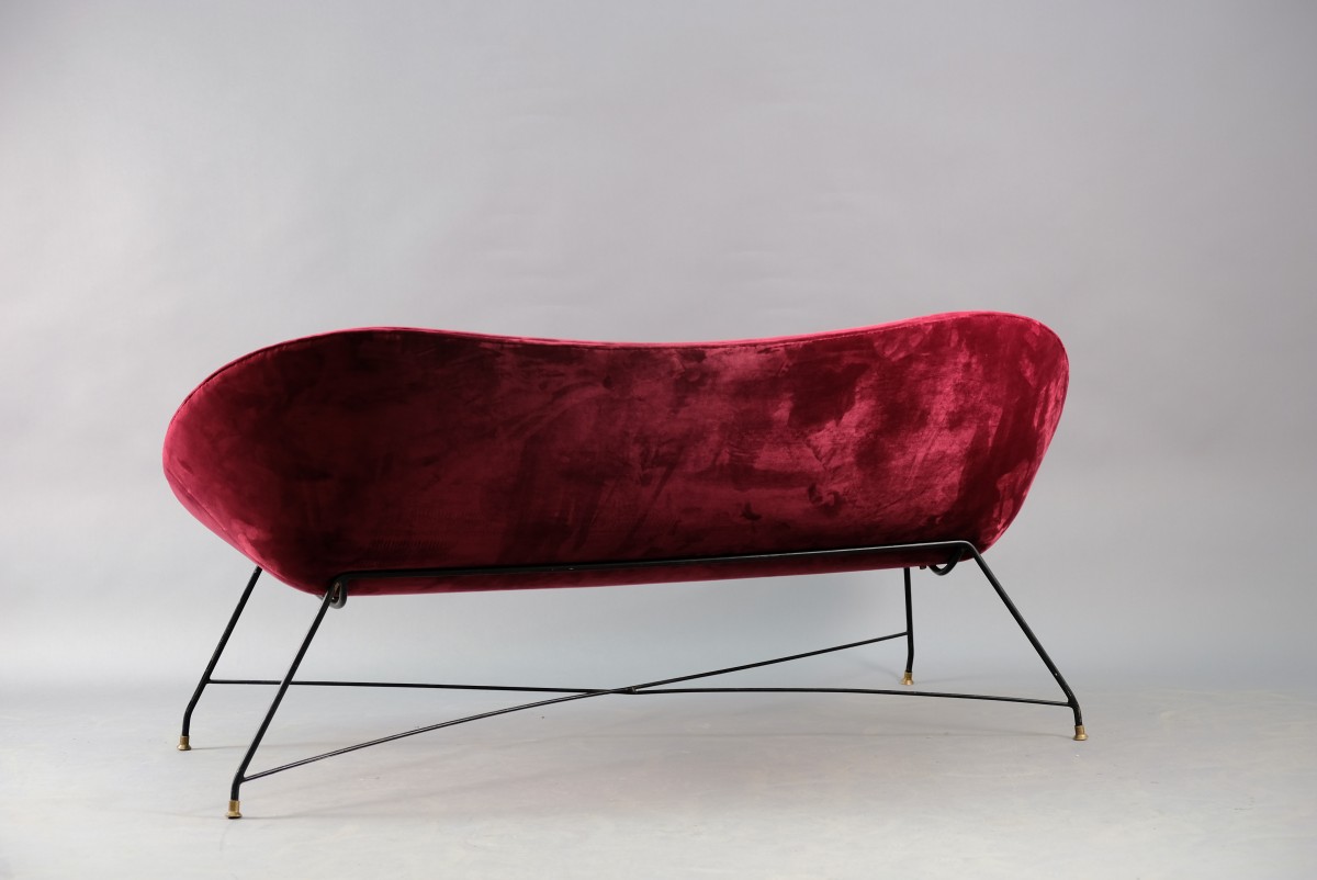 Vintage Sofa & Sessel von Augusto Bozzi für Saporiti Italia