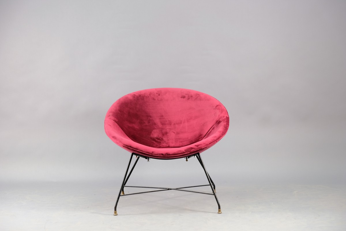 Vintage Sofa & Sessel von Augusto Bozzi für Saporiti Italia
