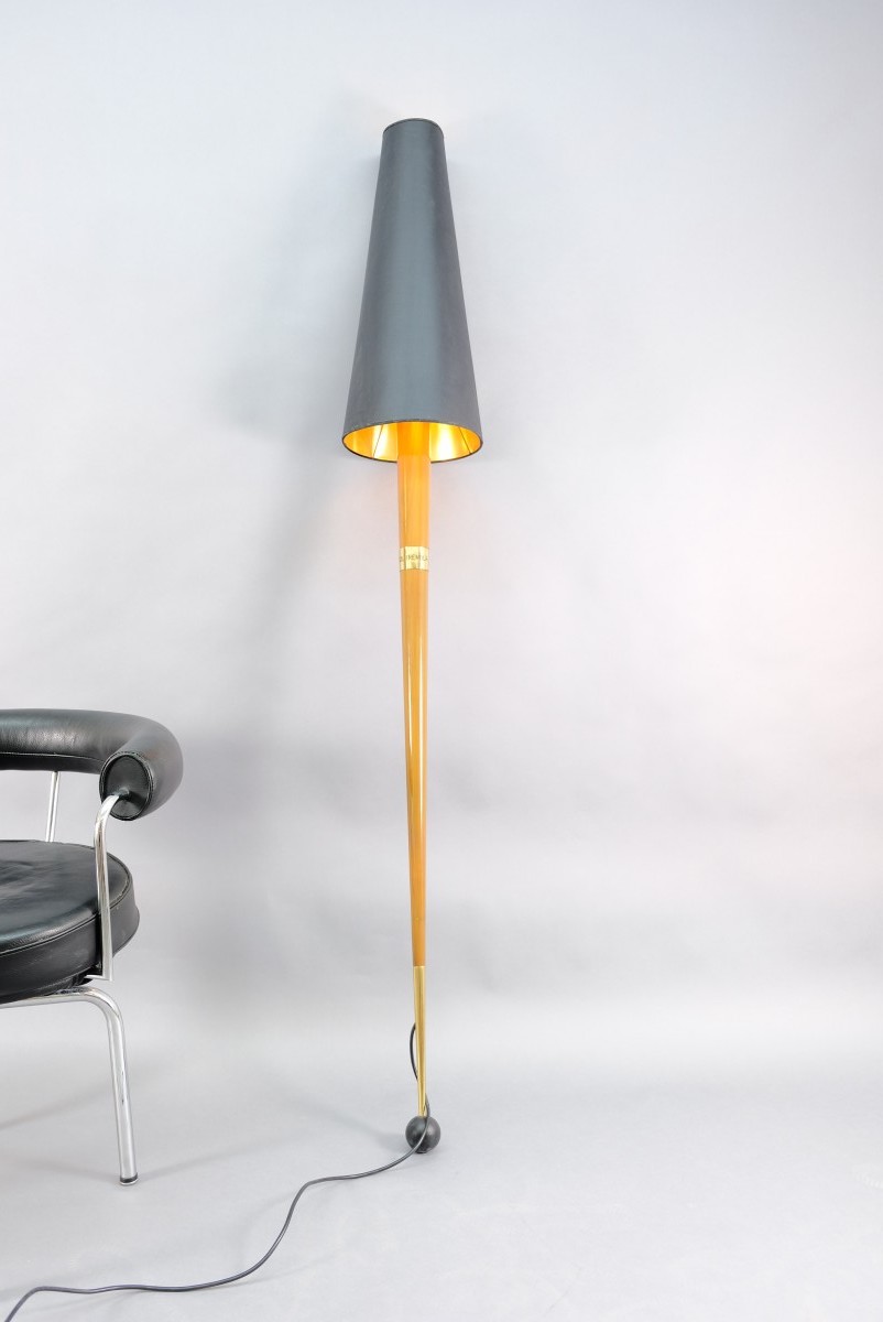 Vintage Soudain le sol trembla Floor Lamp by Philippe Starck for Drimmer, 1980s