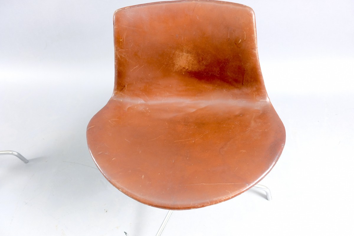 Vintage Swivel Desk Chair by Preben Fabricius & Jørgen Kastholm for Boex
