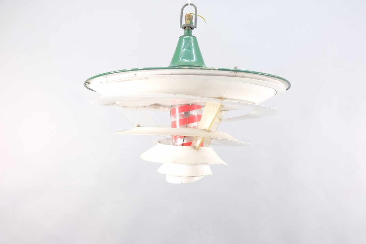 Vintage Tivoli Ceiling Lamp by Poul Henningsen for Louis Poulsen, 1940s