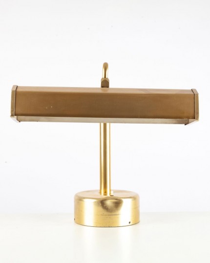 Goldene Tischlampe von Kaiser Idell, 1960er