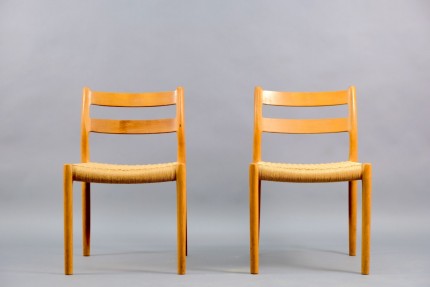 Mid-Century Dining Chairs by Niels Otto Møller for J.L. Møllers, Set of 2