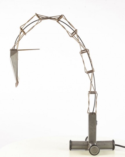 Schreibtischlampe mit Gelenkarmen aus Metall von Jacob Kaufmann, 1980er