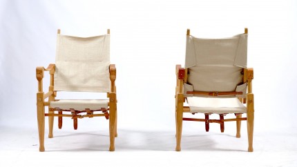 Vintage Safari Stühle von Wilhelm Kienzle für Wohnbedarf, 2er Set